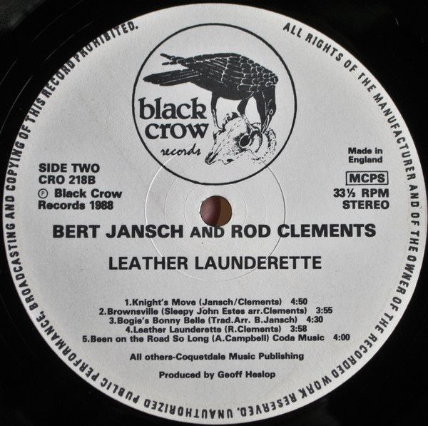 <em>Leather Launderette</em> LP side two