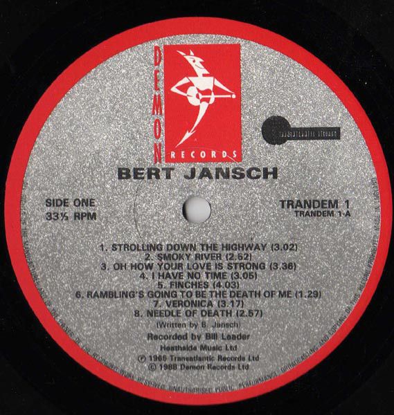 <em>Bert Jansch</em> side one