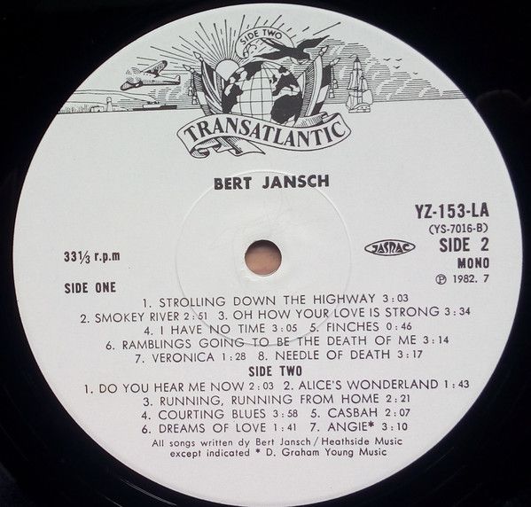 <em>Bert Jansch</em> LP side two
