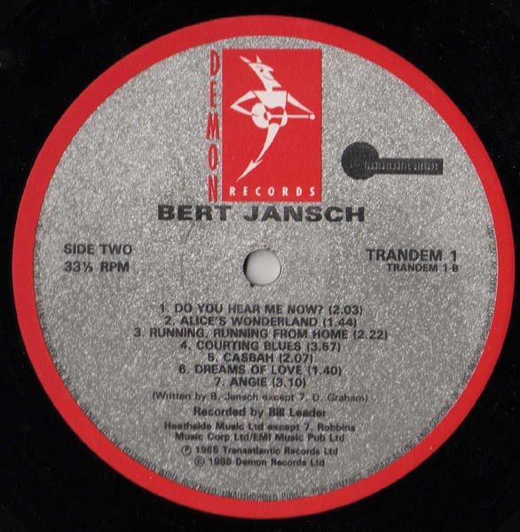 <em>Bert Jansch</em> side two