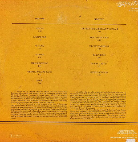 <em>Anthology</em> back cover