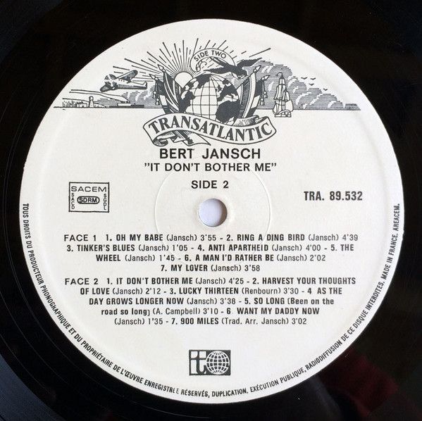 <em>It Don't Bother Me</em> LP side one