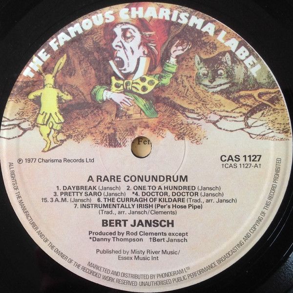 <em>A Rare Conundrum</em> LP side one