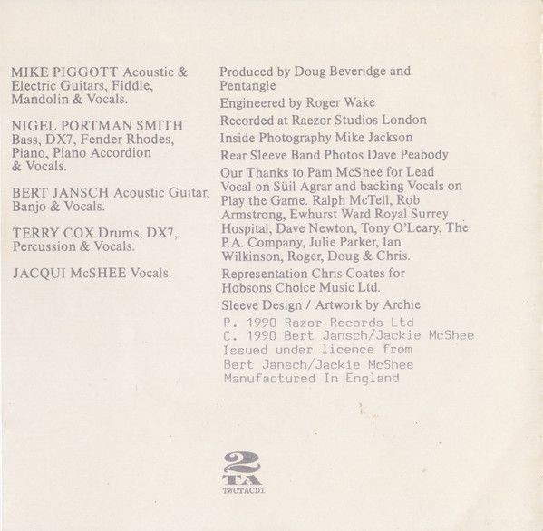 <em>In The Round</em> booklet back