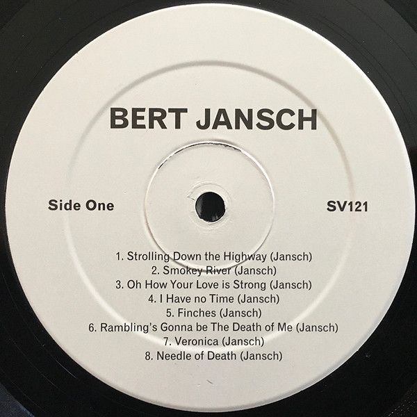 <em>Bert Jansch</em> LP side one