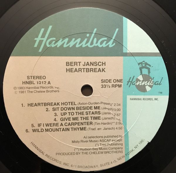 <em>Heartbreak</em> LP side one