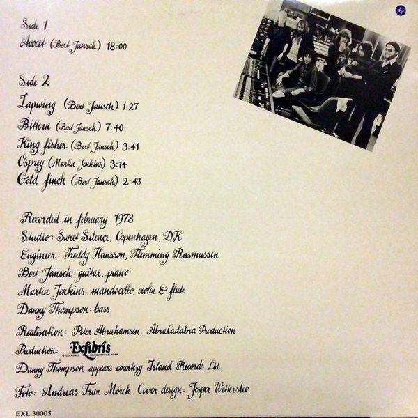 <em>Avocet</em> back cover