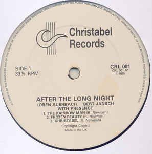 <em>After The Long Night</em> LP side 1