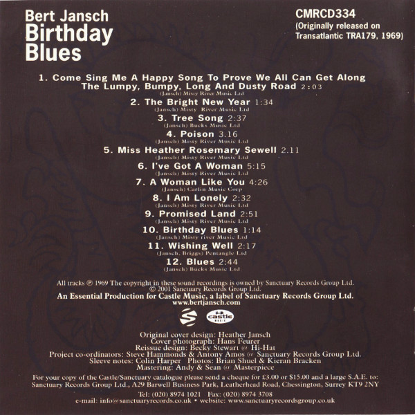 Bert Jansch | Birthday Blues